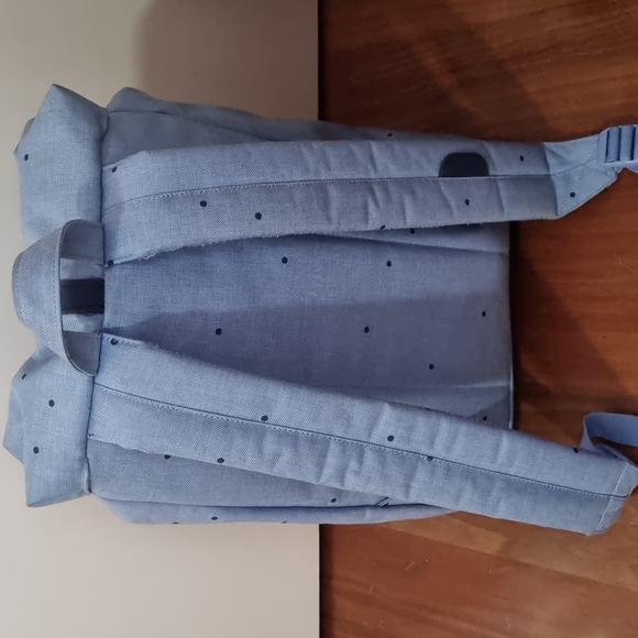 Herschel Light Blue Polka Dot Backpack - Picture 2 of 6
